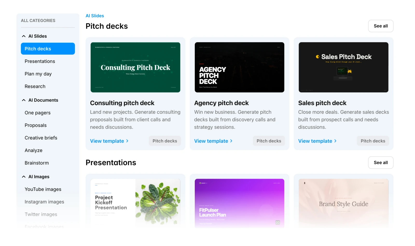 Supernormal templates gallery